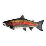 Dark Coho Salmon Sticker