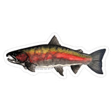 Dark Coho Salmon Sticker