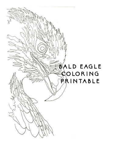 Bald Eagle Coloring Printable