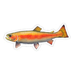 Orange Rainbow Trout Sticker