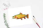 Cutthroat Trout Watercolor Print